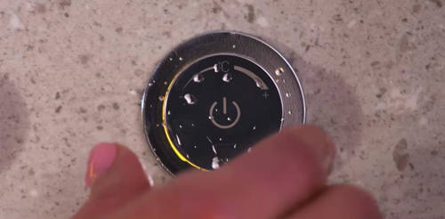 Example image of Vado Sensori SmartDial Thermostatic, Round Head, Bath Filler & Remote.