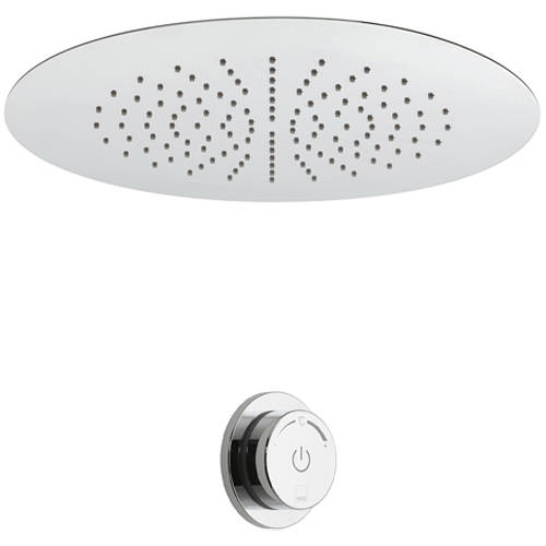 Larger image of Vado Sensori SmartDial Thermostatic Shower & Round Head (1 Outlet).