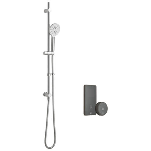 Larger image of Vado Sensori SmartTouch Shower, Remote & Slide Rail Kit (Pumped, 1 Outlet).