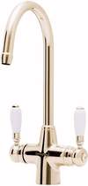 Click for Astracast Springflow Colonial Water Filter Kitchen Tap in gold.