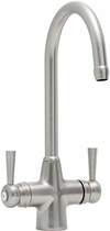 Click for Astracast Springflow Jordon Water Filter Kitchen Tap in Brushed Steel.