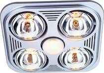 Click for BathroomHalo Bathroom Light, Quad Heaters And Extractor Fan In One Unit.