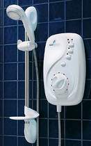 Click for Galaxy Showers Aqua 4000 9.5kW in white & chrome.