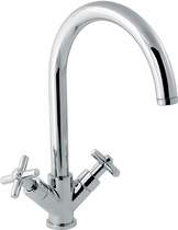 Click for Deva Expression Expression Monoblock Sink Mixer with Swivel Spout.