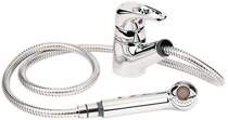 Click for Deva Excel Excel Single Lever Sink Mixer with Pull Out Rinser (Chrome)