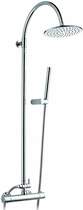 Click for Hydra Thermostatic Shower Set With Valve, Riser And Round Head.