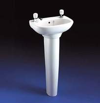 Click for Ideal Standard Studio 2 Tap Hole Cloakroom Basin And Pedestal. 450mm.