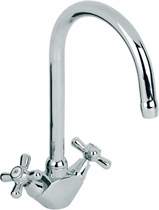 Click for Mayfair Kitchen Nostalgia Monoblock Kitchen Tap With Swivel Spout (Chrome).