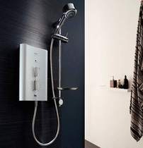 Click for Mira Electric Showers Mira Escape 9.8kW thermostatic, satin chrome.