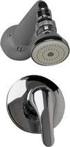 Click for Athena Concealed manual single level shower valve with fixed head