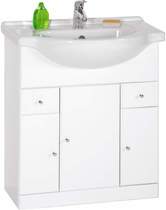 Click for daVinci 750mm Contour Vanity Unit with drawers and one piece ceramic basin.