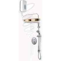 Click for Triton Electric Showers Wireless T300si 9.5kW In Satin Chrome.