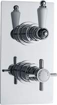 Ultra Beaumont 3/4" Twin Thermostatic Shower Valve (Chrome)