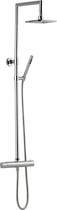 Click for Hudson Reed Tiamo Thermostatic Shower Set With Valve And Rigid Riser.
