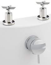 Click for Hudson Reed P-zazz Cross Head Freeflow 3/4" Bath Filler & Pop Up Waste.