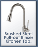 Brushed Steel Kitchen Tap