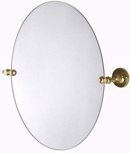 Larger image of Vado Tournament Swivel Mirror. 400x500mm (Gold).