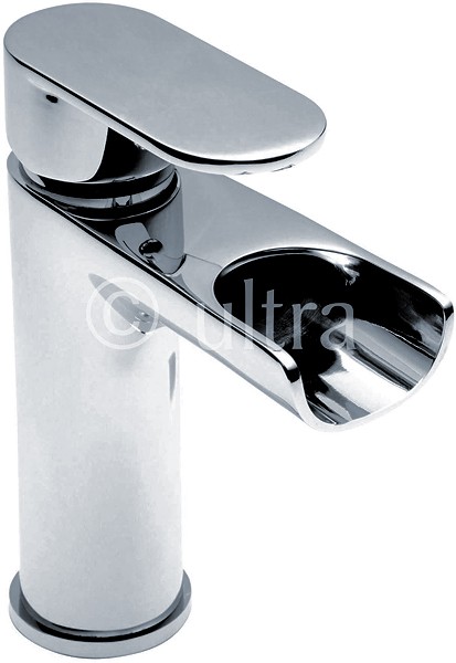 Larger image of Ultra Flume Waterfall Basin Tap (Chrome).