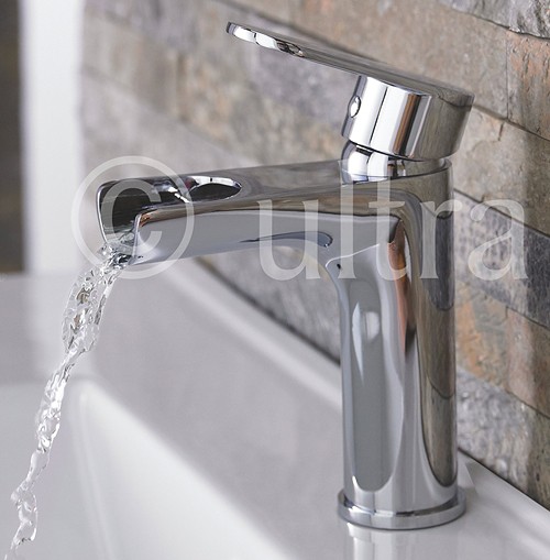 Example image of Ultra Flume Waterfall Basin Tap (Chrome).