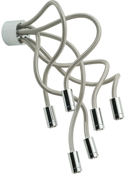 Larger image of Vado Shower Sculpture Shower Head. Adjustable, Wall Or Ceiling Mounted.
