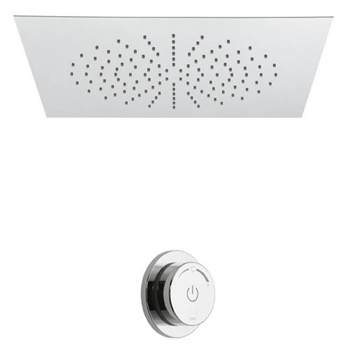 Larger image of Vado Sensori SmartDial Thermostatic Shower & Square Head (1 Outlet).