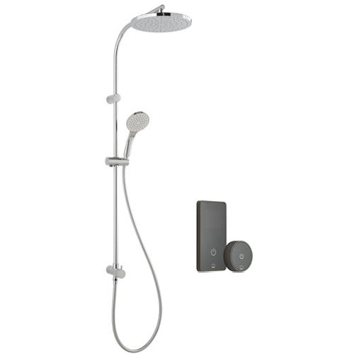 Larger image of Vado Sensori SmartTouch Shower, Remote & Rigid Riser (Pumped, 1 Outlet).