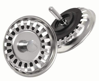 1810 Basket Strainer Sink Waste Plug (Chrome).