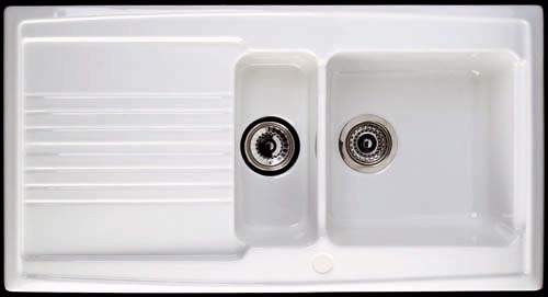 Astracast Sink Equinox 1.5 bowl ceramic kitchen sink.