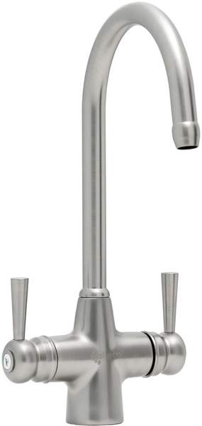 Astracast Springflow Jordon Water Filter Kitchen Tap in Brushed Steel.