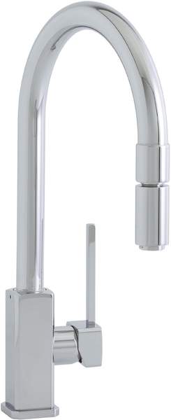 Astracast Single Lever Nordic 706 kitchen mixer tap with pull out rinser.