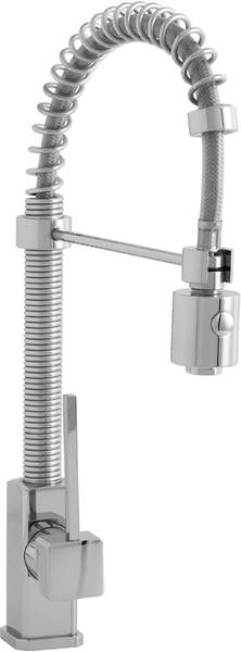 Astracast Single Lever Nordic 706 Professional kitchen tap, pull out rinser.