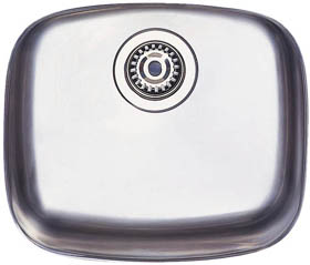 Astracast Sink Opal 1.0 bowl polished steel undermount kitchen sink.