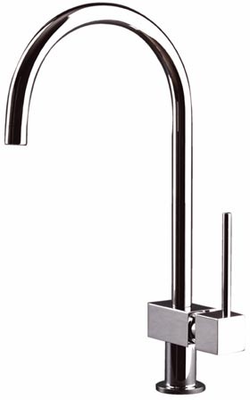 Astracast Nexus Statora single lever kitchen mixer tap in chrome.