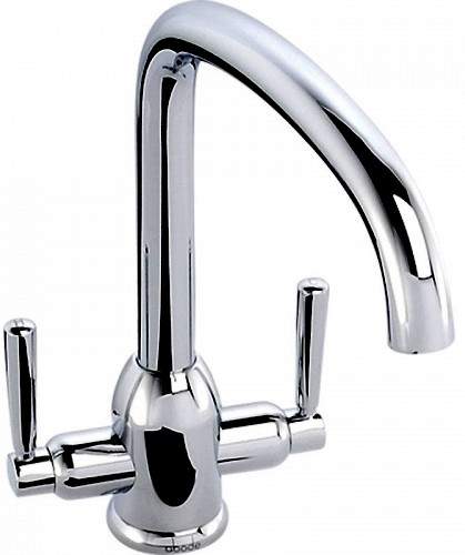 Abode Tate Monobloc Kitchen Tap With Swivel Spout (Chrome).