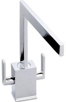 Abode Edge Monobloc Kitchen Tap With Swivel Spout (Chrome).