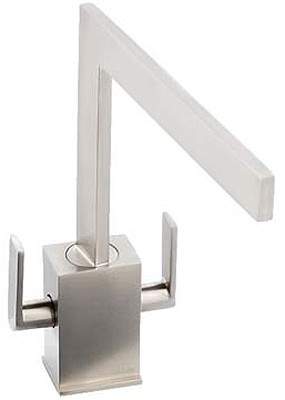 Abode Edge Monobloc Kitchen Tap With Swivel Spout (Brushed Nickel).