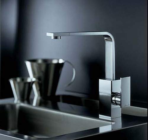 Abode Media Slimline Single Lever Kitchen Tap (Chrome).