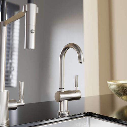Abode Pronteau Boiling Hot & Cold Filtered Kitchen Tap 98� (Brushed Nickel).