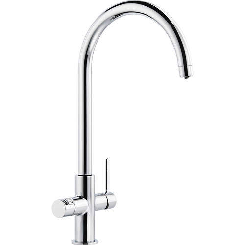 Abode Pronteau 3 In 1 Boiling Water Filtered Kitchen Tap (Chrome).