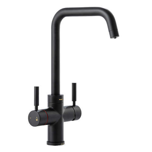 Abode Pronteau 4 In 1 Boiling Water Filtered Kitchen Tap (Matt Black).