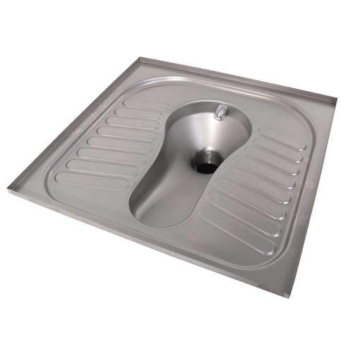 Acorn Thorn Squatting Toilet Pan (Stainless Steel).