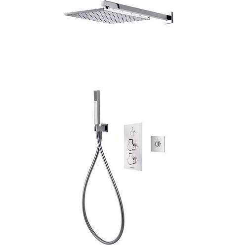 Aqualisa Infinia Digital Shower Pack 59 (Chrome Astratta Handles, GP).