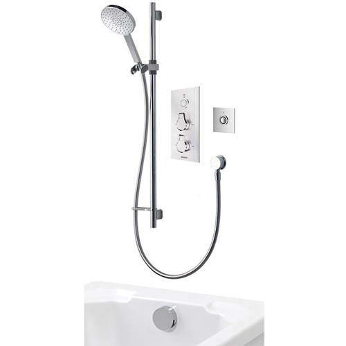 Aqualisa Infinia Digital Shower Pack 95 (Chrome Astratta Handles, GP).