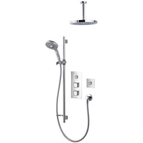 Aqualisa Infinia Digital Shower Pack 39 (Chrome Piazza Handles, GP).