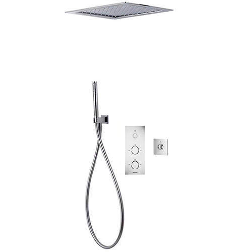 Aqualisa Infinia Digital Shower Pack 68 (Chrome Tondo Handles, HP).