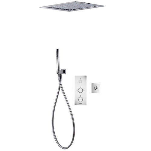 Aqualisa Infinia Digital Shower Pack 69 (Chrome & White Tondo Handles, GP).