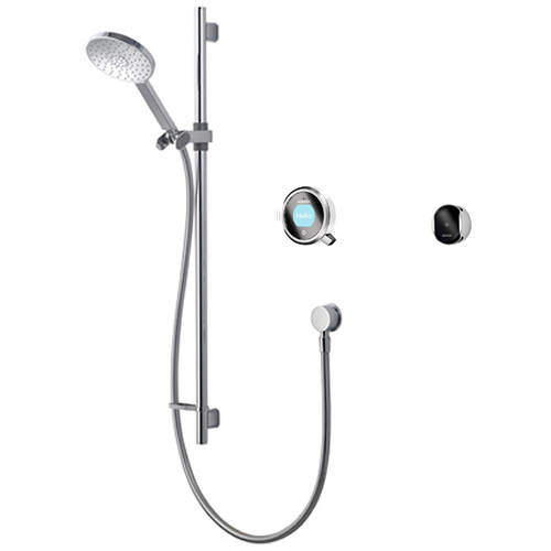 Aqualisa Q Smart Shower Pack 02W With Remote & White Accent (Gravity).