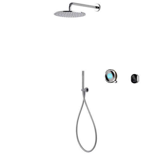 Aqualisa Q Smart Shower Pack 03P With Remote & Pewter Accent (HP).