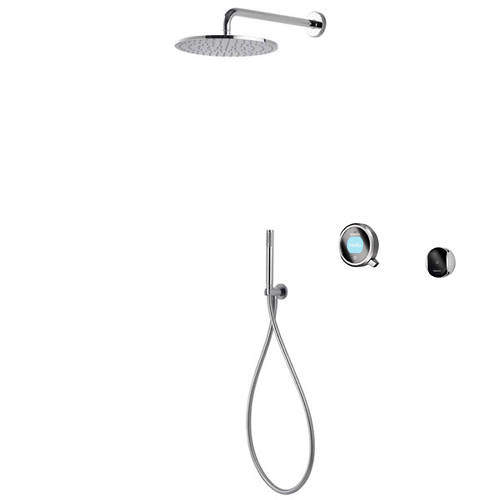 Aqualisa Q Smart Shower Pack 04GR With Remote & Grey Accent (Gravity).
