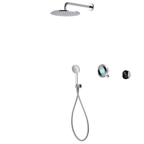 Aqualisa Q Smart Shower Pack 05W With Remote & White Accent (HP).